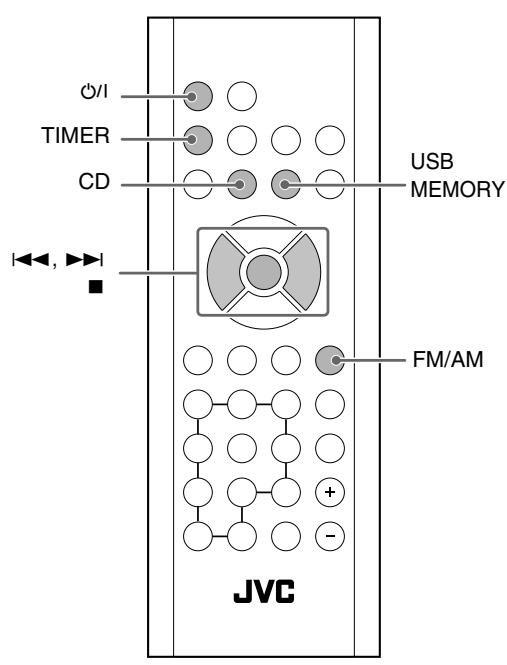 JVC UX-TB3 - Afstandsbediening - 1