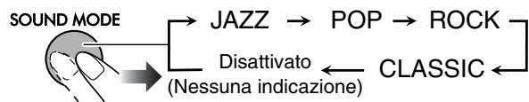 JVC UX-TB3 - Per selezionare la modalità audio - 1