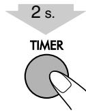 JVC UX-TB3 - Aktivieren Sie die Täglich-Timer-Einstellung. - 1