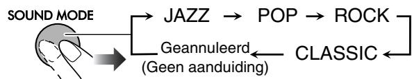 JVC UX-TB3 - Kiezen van de geluidsfuncties - 1