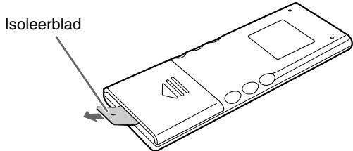 JVC UX-TB3 - Stap 2: Plaatsen van batterijen in de afstandsbediening - 1