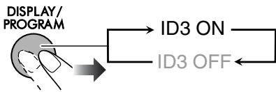 JVC UX-TB30 - Per visualizzare le informazioni dei tag ID3/WMA - 2