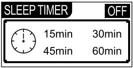 JVC XA-MP51W - SLEEP TIMER (minuterie d'arrêt) - 1