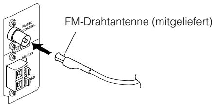 JVC CA-MXKB1 - Anschlieben der FM-Antenne - 2