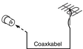 JVC CA-MXKB1 - De coaxconnector gebruiken (niet meegeverd) - 2