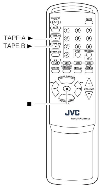JVC CA-MXKB1 - Pour faire avancer rapidement une cassette - 1