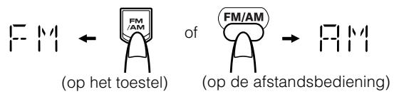 JVC CA-MXKB1 - Druk op de FM/AM-toets. - 1
