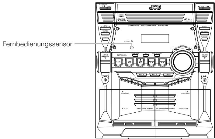 JVC CA-MXKB1 - Verwendung der Fernbedienung - 1