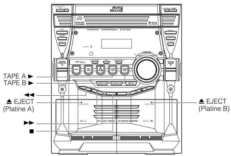 JVC CA-MXKB1 - Changement de l'affichage pour les CD - 12