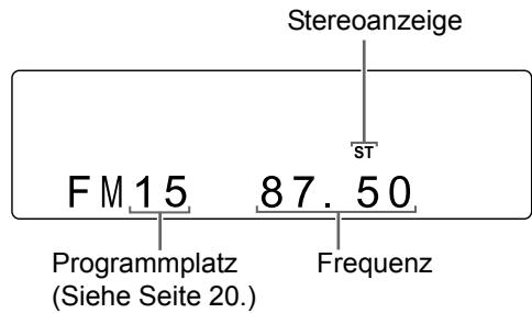 JVC EX-A3 - Drücken Sie [FM/AM], um „FM“ oder „AM“ im Displayfenster auszuwahlen. - 1