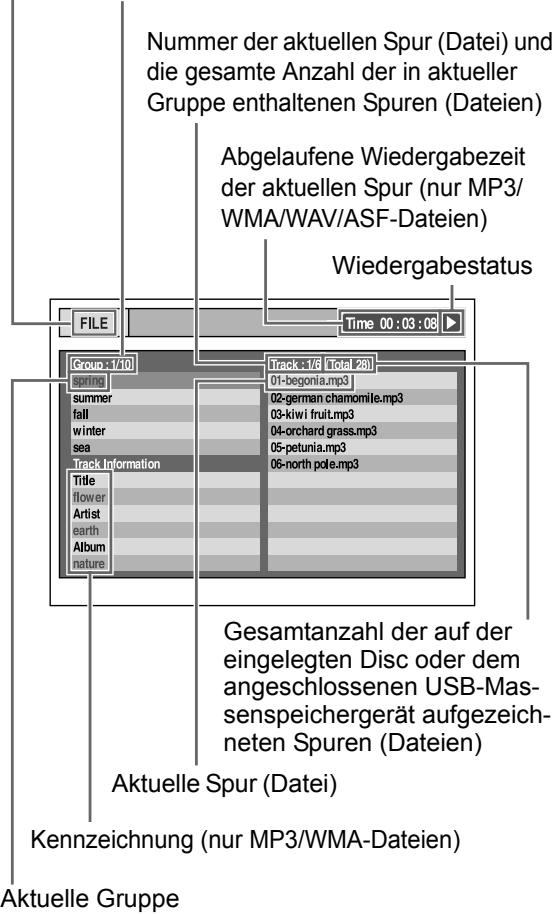 JVC EX-A3 - Drucken Sie , um die Wiedergabe zu stoppen. - 1