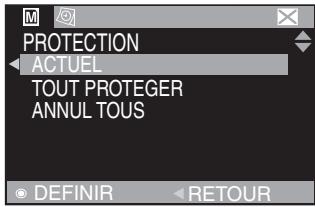 JVC GR-820E - Pour protéger le fichier actuellement affiché - 1
