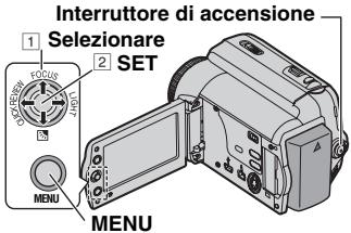 JVC GR-820E - Modifica Delle Impostazioni Dei Menu - 1