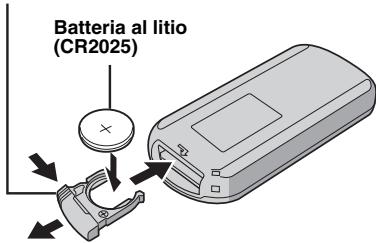 JVC GR-820E - Reinserimento della batteria - 1