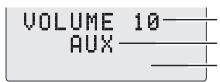 JVC NX-PS1 - Lorsque AUX est sélectionné : - 1