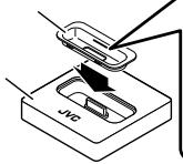 JVC NX-PS2 - Bevestig de dock-adapter aan het docking-station. - 1