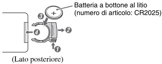 JVC NX-PS2 - Sostituzione della batteria del telecomando - 1