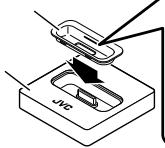 JVC NX-PS2 - Fissare alla base di supporto il relativo adattatore. - 1