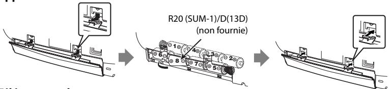 JVC RC-EZ36S - Logement des piles - 1