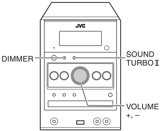 JVC DIMMER SOUND TURBO II VOLUME +, -