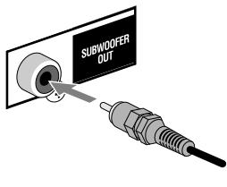 JVC UX-G49 - Verbinden van een subwoofer met eigen vermogencircuit - 1