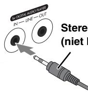 IS DIGITAL AUDIO PLAYER IN — UNE — OUT Stereo (niet b)