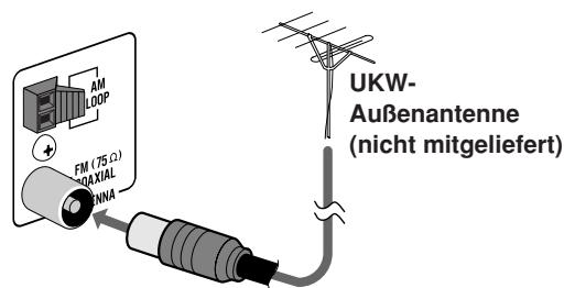 AM LOOP FM (75 Ω) NATIAL DNA UKW- Außenantenne (nicht mitgeliefert)