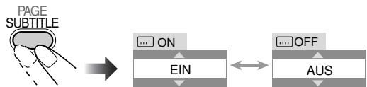 JVC UX-G68 - Einstellung der Untertitelsprache - 3