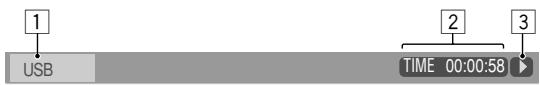 1 USB 2 TIME 00:00:58 3