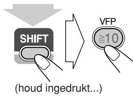 SHIFT (houd ingedrukt...) VFP ≥10