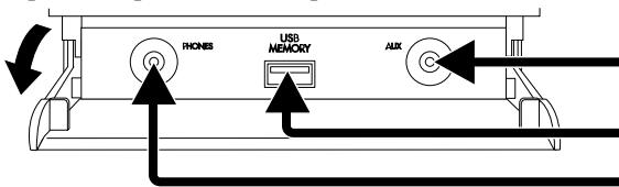 PHONES USB MEMORY AUX