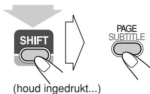 SHIFT (houd ingedrukt...) PAGE SUBTITLE