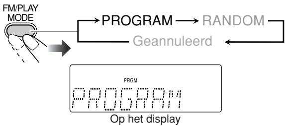 JVC UX-G68 - Activeer geprogrammeerde weergave alvorens de weergave te starten. - 1