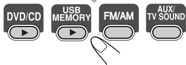 DVD/CD USB MEMORY FM/AM AUX/ TV SOUND
