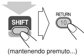 SHIFT RETURN 10 (mantenendo premuto...)
