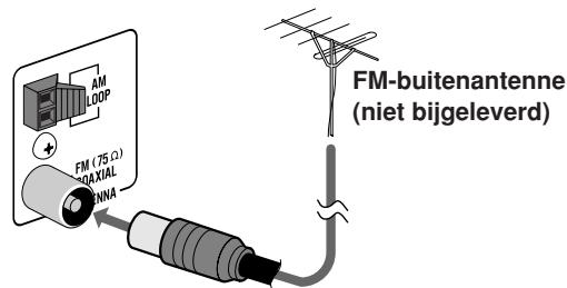 AM LOOP FM (75 Ω) NAXIAL DNA FM-buitenantenne (niet bijgeleverd)