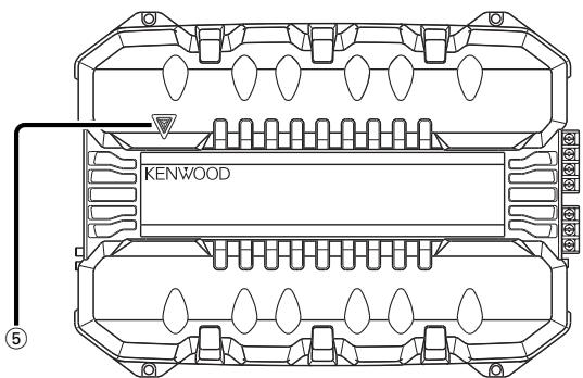 KENWOOD KAC-6202 - - MONO (Lch) position: - 1