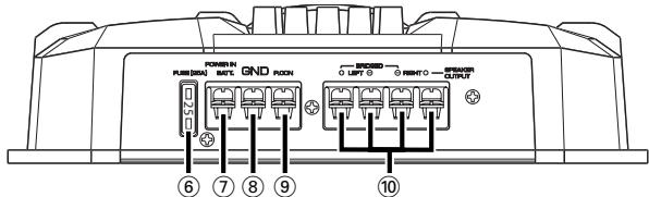 KENWOOD KAC-6202 - Terminal names - 1