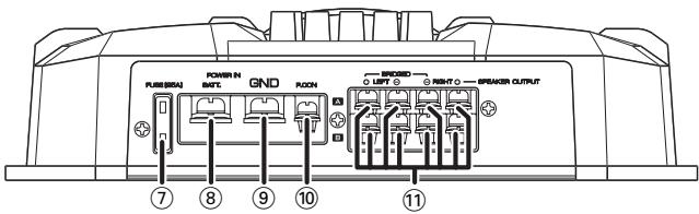 KENWOOD KAC-6402 - Terminal names - 1