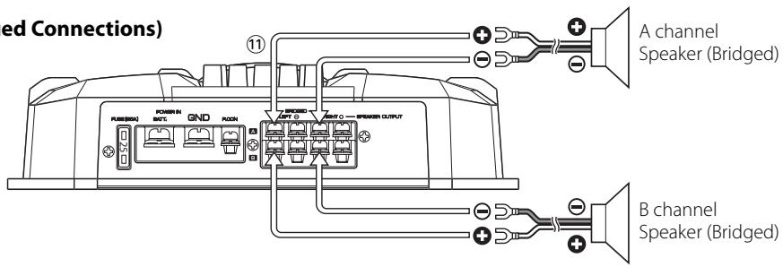 KENWOOD KAC-6402 - Speaker wire connection - 2