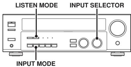 KENWOOD KRF-V6070D - Impostazioni del modo di ingresso - 1