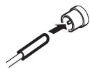 KENWOOD KRF-V6070D - Collegamenti dei terminali dell'antenna FM - 1