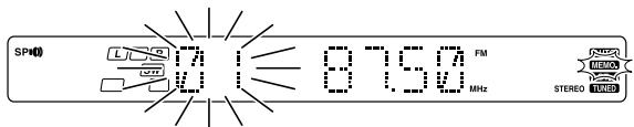 KENWOOD KRF-V6070D - Manuelles Speichern von Radiosendern - 2