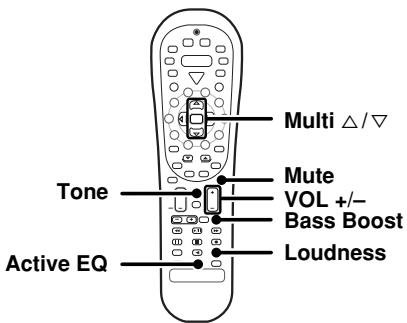 KENWOOD KRF-V6070D - Adjusting the sound - 2