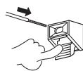 KENWOOD KRF-V6070D - Raccordement de la borne d'antenne AM - 2