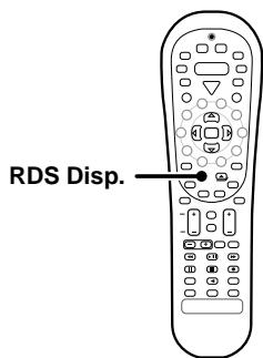 KENWOOD KRF-V6070D - Die Taste RDS Disp. (Display) - 1