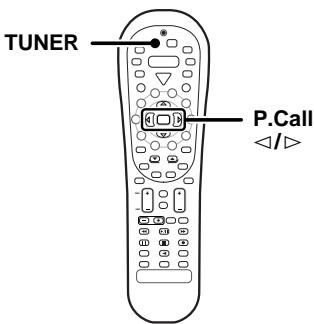 KENWOOD KRF-V6070D - Recepación por ordende emisoras memorizadas (P.Call) - 1