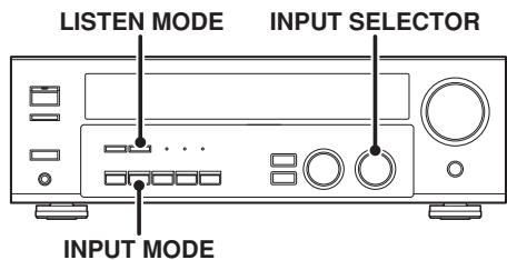 KENWOOD KRF-V6070D - Input mode settings - 1