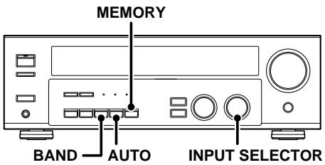 KENWOOD KRF-V6070D - Speichern von RDS-Sendern (RDS AUTO MEMORY) - 1