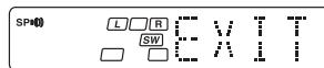 KENWOOD KRF-V6070D - Utilisez le bouton MULTI CONTROL ou les touches Multi / pour selectionner la distance des enceintes avant. - 2